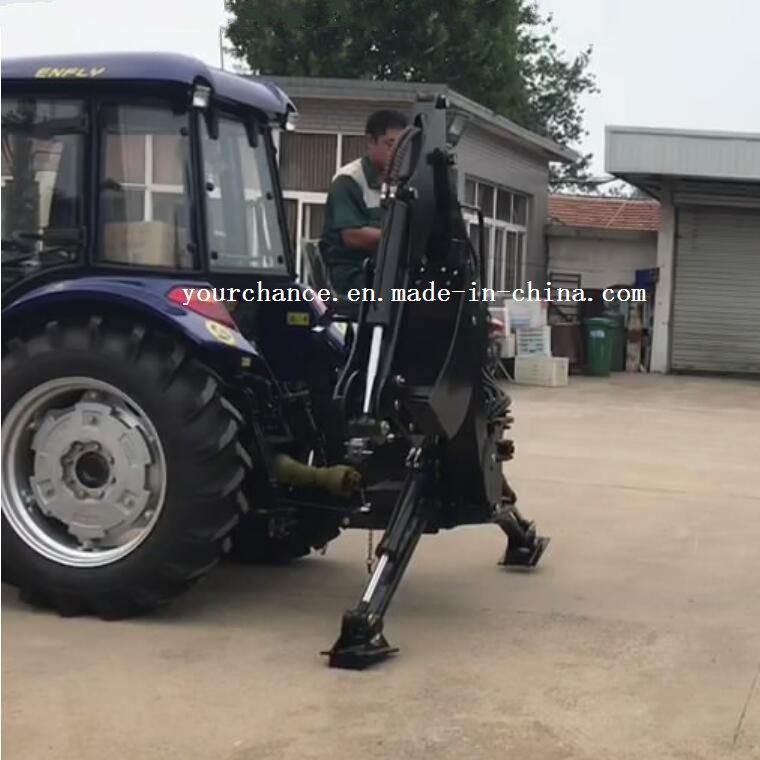 India Hot Sale Excavator Lw-7 30-55HP Wheel Tractor Point Hitch Small Loader Backhoe with ISO Ce Certificate