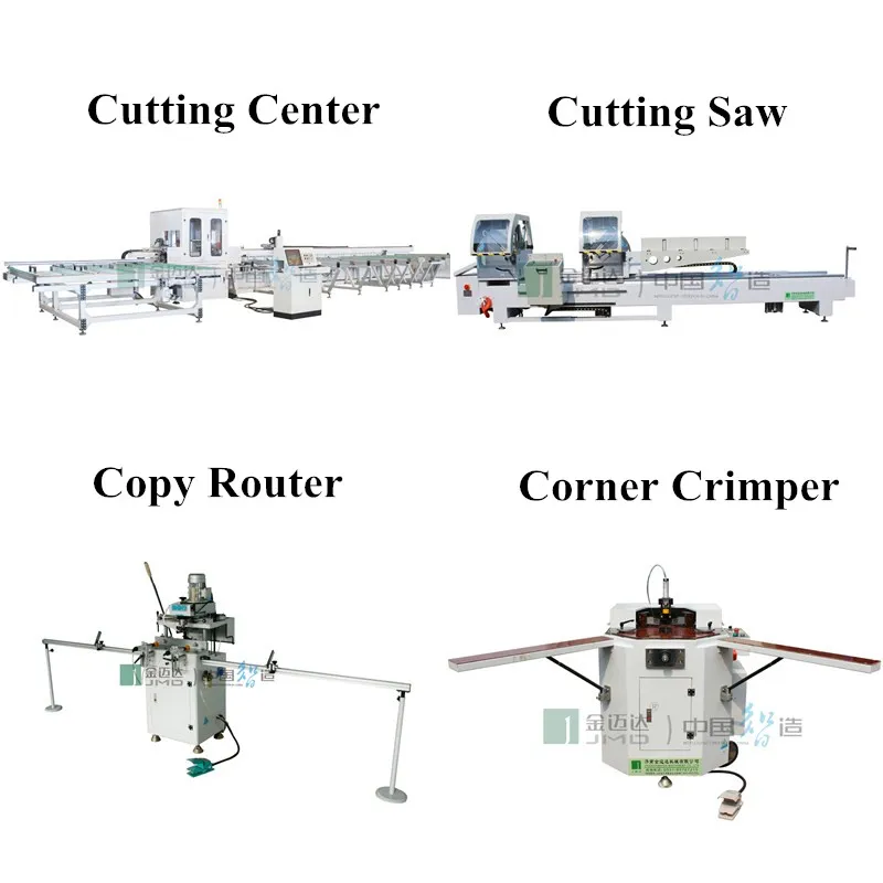Jmd Aluminum Profile CNC Double Head Cutting Saw/Factory Direct Sales Aluminum Cutting Saw/ Aluminium Drop Saw/How to Make a Simple Window Frame