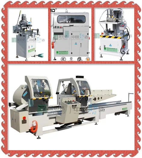 Jmd Aluminum Window Double Head Cutting Saw /Hot Sales Aluminium Window Making Machine/Can You Make Your Own Double Pane Windows