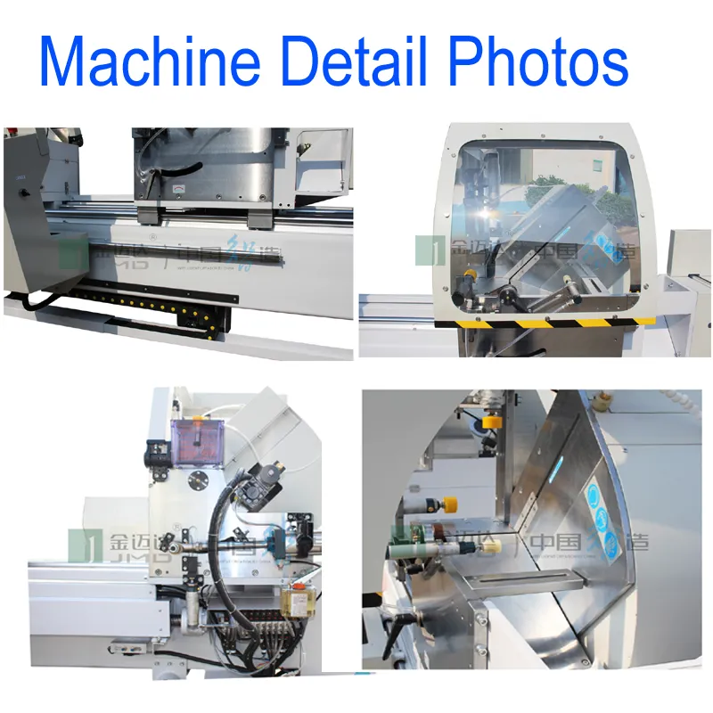 Jmd Aluminum Window Double Head Cutting Saw /Hot Sales Aluminium Window Making Machine/Can You Make Your Own Double Pane Windows