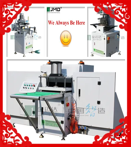 Jmd Aluminum Window Double Head Cutting Saw /Hot Sales Aluminium Window Making Machine/Can You Make Your Own Double Pane Windows