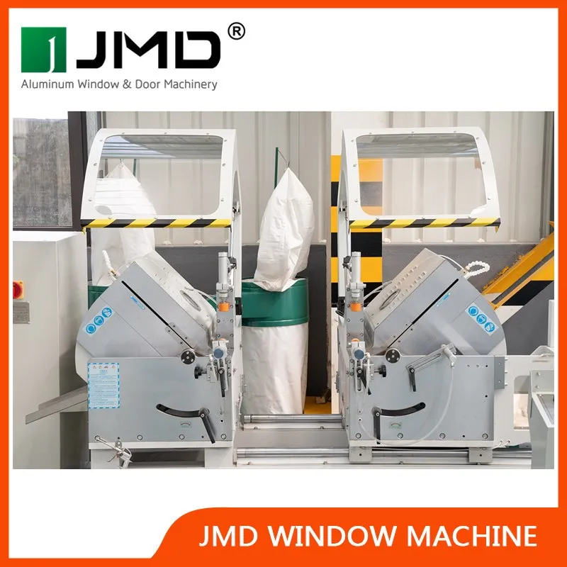 Jmd Aluminum Window Double Head Cutting Saw /Hot Sales Aluminium Window Making Machine/Can You Make Your Own Double Pane Windows