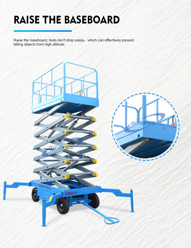 Kinglift CE ISO Certification AC/DC Drive Hydraulic Scissor Lift Platform for Aerial Work with ODM/OEM