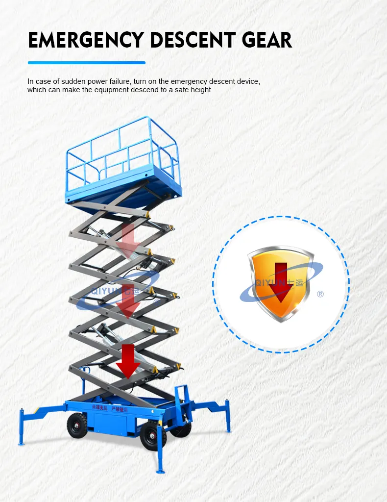Kinglift CE ISO Certification AC/DC Drive Hydraulic Scissor Lift Platform for Aerial Work with ODM/OEM