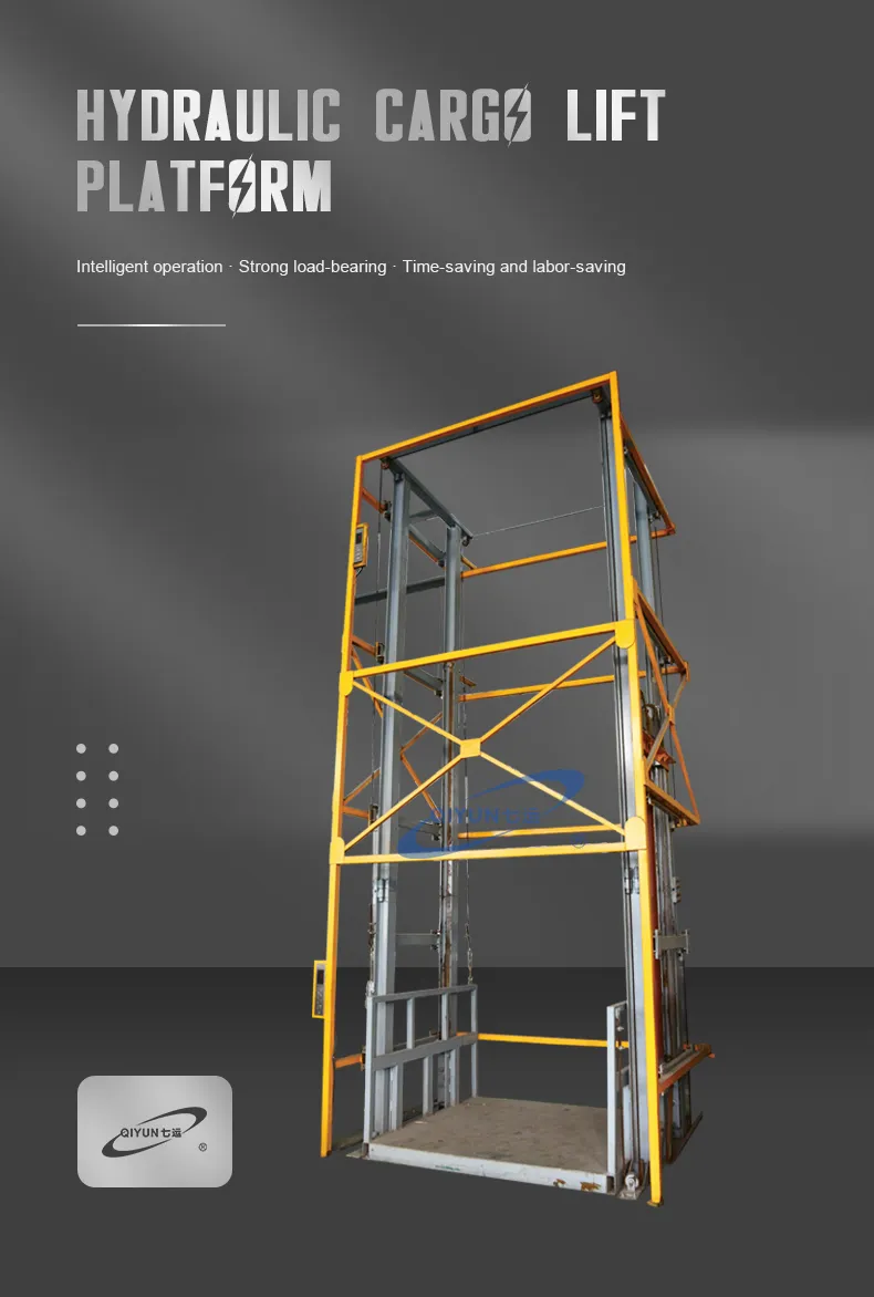 Kinglift CE ISO9001 500kg Cheapest Price Wall Mounted Industrial Cargo Lift Used in Warehouse