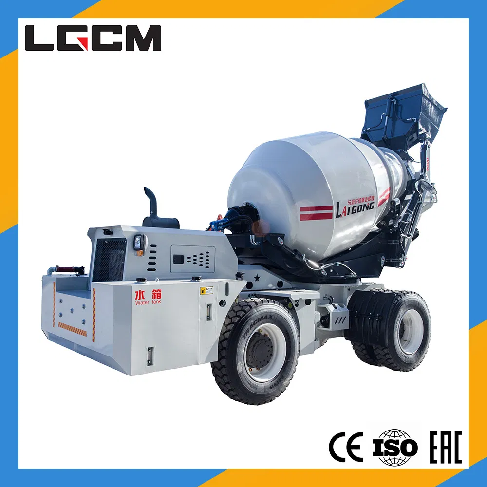 Lgcm 3m3 Concrete Transit Mixer Drum Concrete Mixer Truck