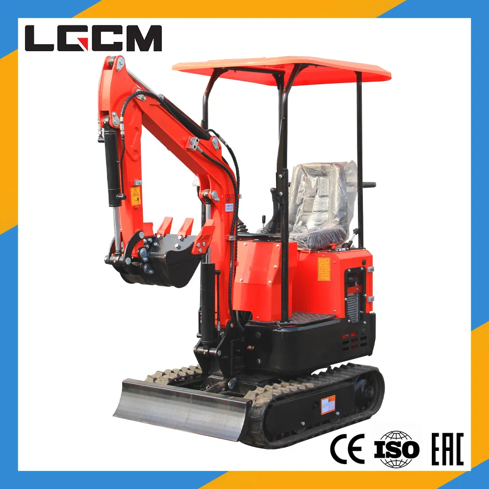 Lgcm Laigong Brand 1ton Mini Excavator for Farm/Garden/Urban Construction
