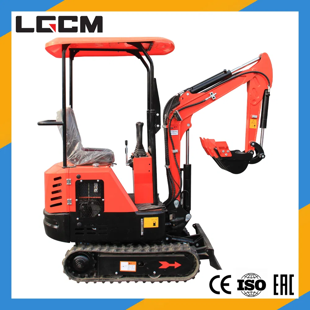 Lgcm Laigong Brand 1ton Mini Excavator for Farm/Garden/Urban Construction