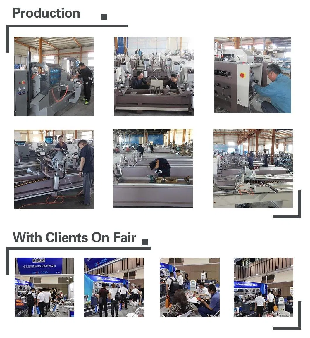 Ljm-CNC-500 Automatic Angle Saw of Aluminum Doors and Windows CNC Machine Corner Cutter of Profiles with Micro Spray Cooling Device