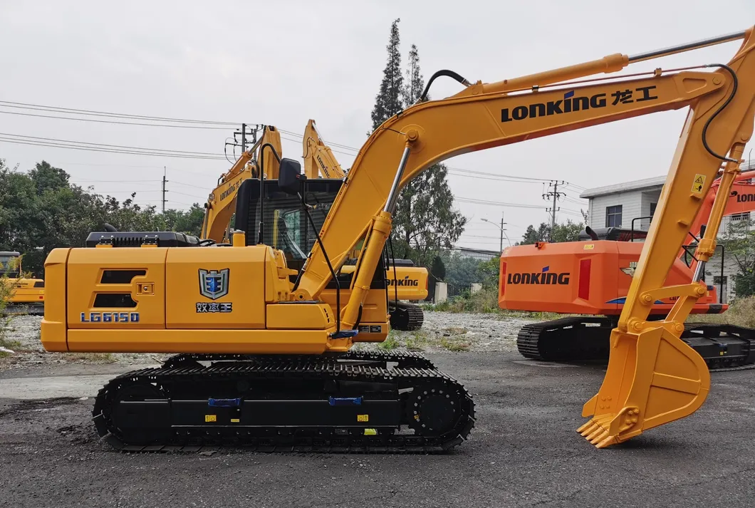 Lonking 14 Ton Hydraulic Excavator with 0.56m3 Bucket LG6150