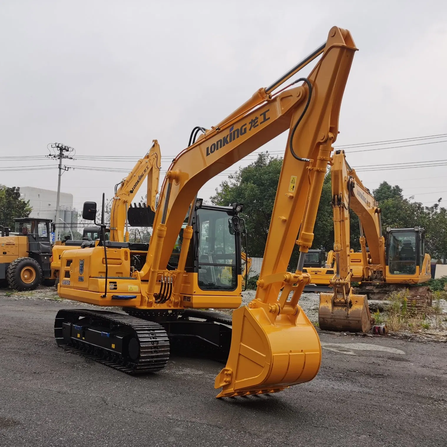 Lonking 14 Ton Hydraulic Excavator with 0.56m3 Bucket LG6150