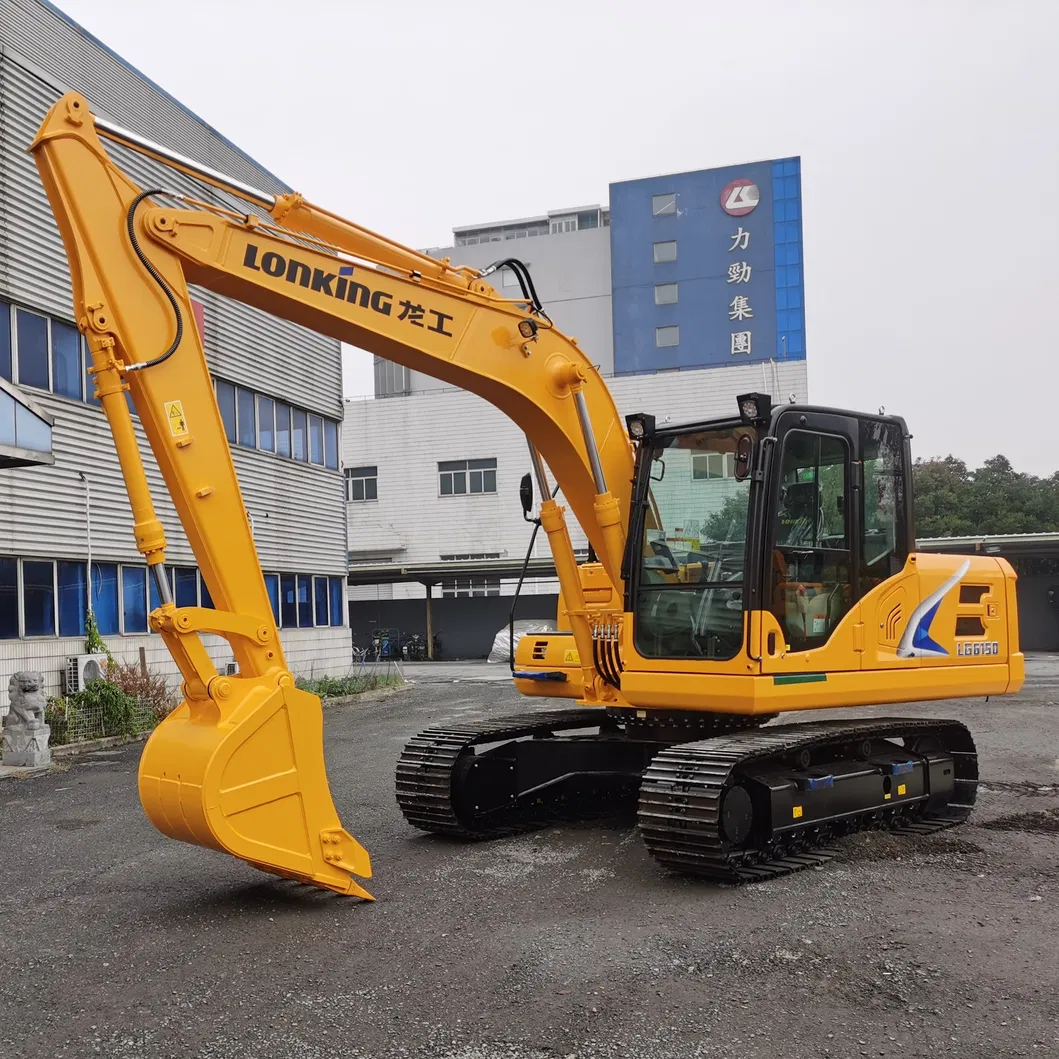 Lonking 14 Ton Hydraulic Excavator with 0.56m3 Bucket LG6150