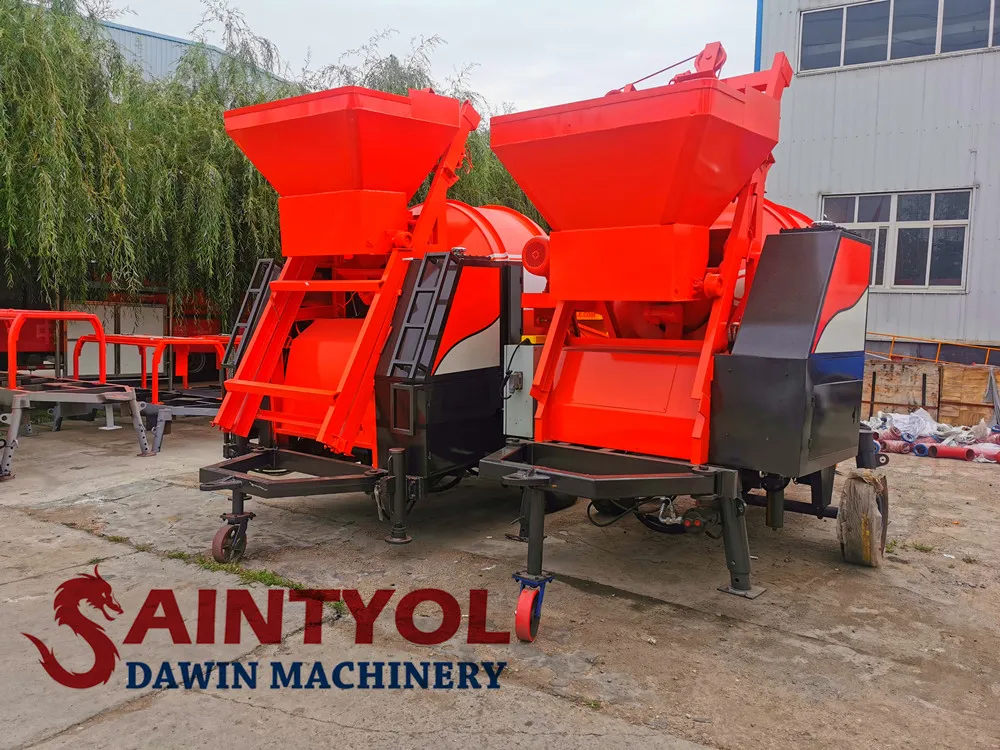 Lovol 1004 56kw Diesel Engine Concrete Mixing Pump Concrete Construction