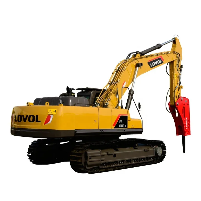 Lovol Fr510e-HD Mining Machine Used Second Hand Crawler Excavator Big Digger Caterpillar Komatsu Hitachi 51 Ton Fr330 480 510 220 260 Excavators for Sale Fr510e