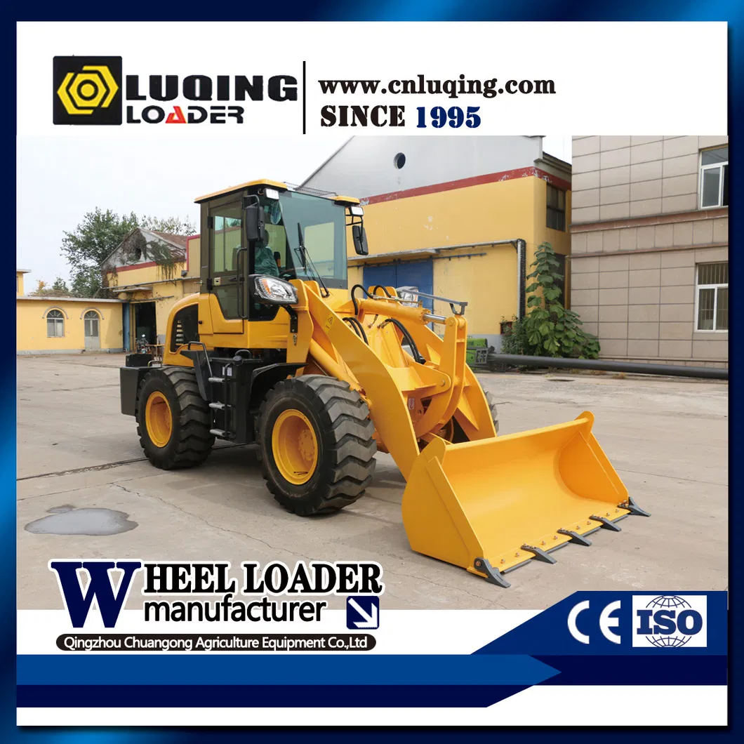 Luqing Official Cheap 1.8ton Wheel Loader Lq918c China Top Brand Small Front End Loader Machine with Spare Parts Price List for Sale