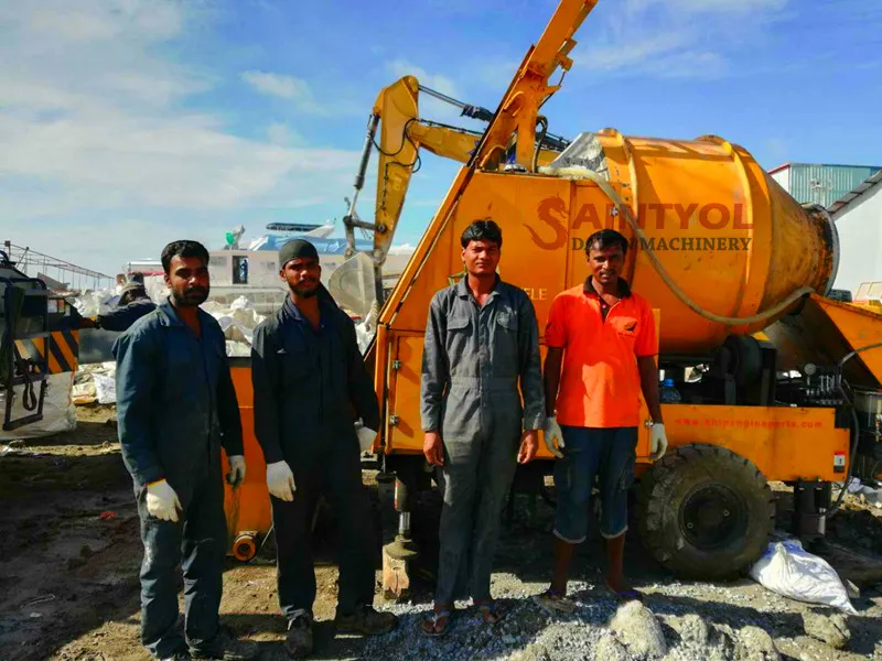 Made in China Ce Quality Concrete Mixing Pump Concrete Pump with Mixer on Sale