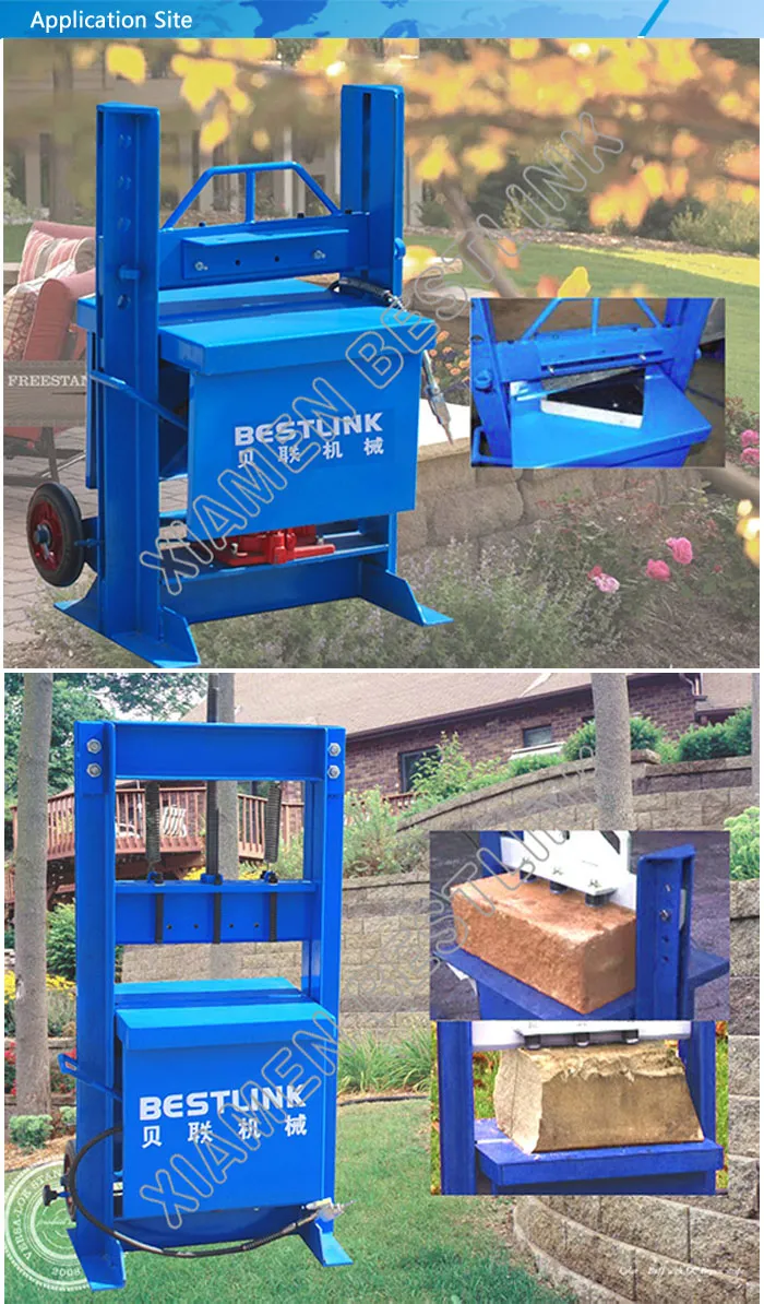 Manual and Pneumatic Masonry Concrete Block Cutting Machine