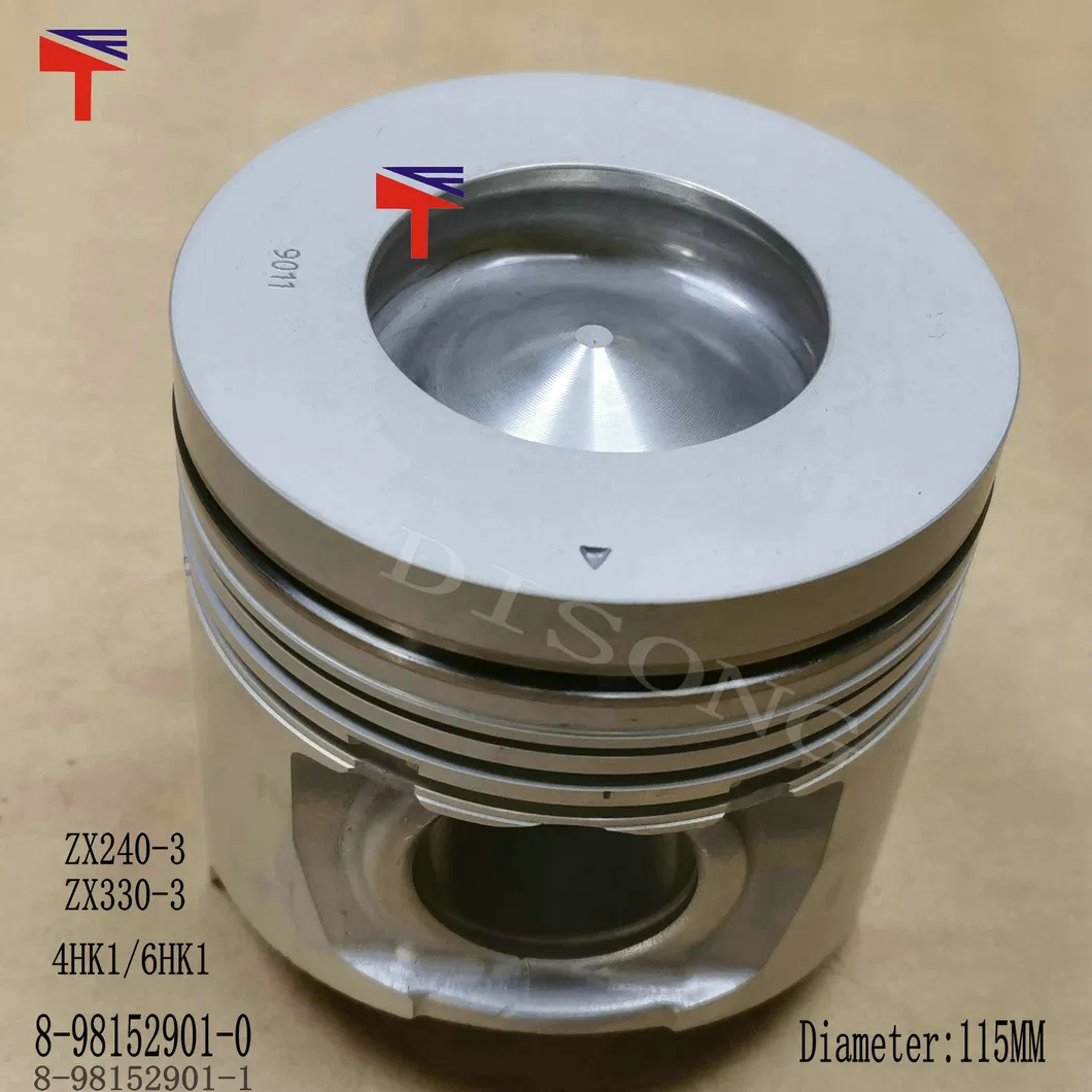 Mechanical Engine Parts Piston 8-98152901-0 8-98152901-1 for Excavator Zax240-3 Zax330-3 Sh200A5 Sy365 Engine 4HK1 6HK1