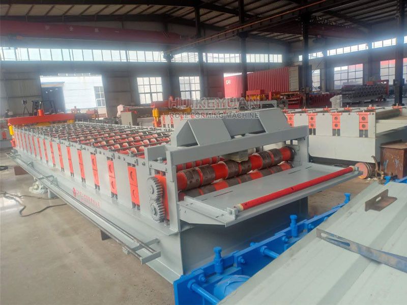 Metal Steel Roof Deck Roll Forming Machine Line