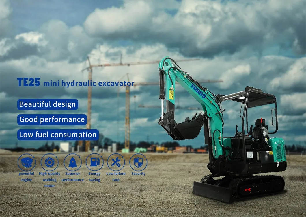 Mini Digger 2200kg Mini Crawler Excavator