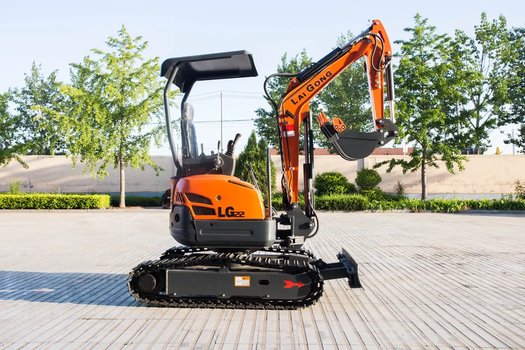 Mini Excavator with Rubber Track for Garden