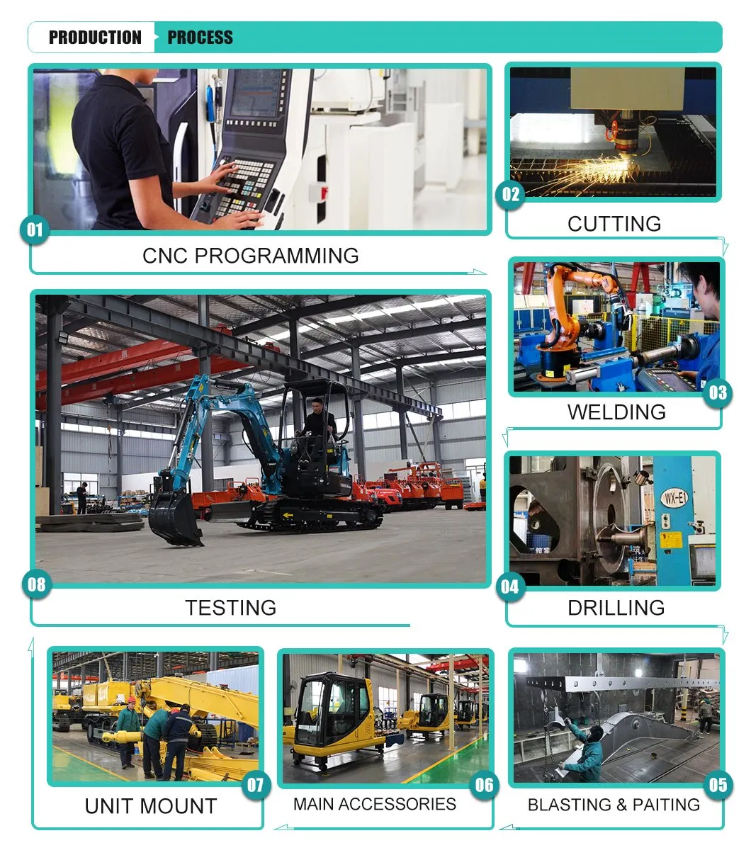 Mining Excavator with Crawler The Smallest Digger Soil Digger Machine