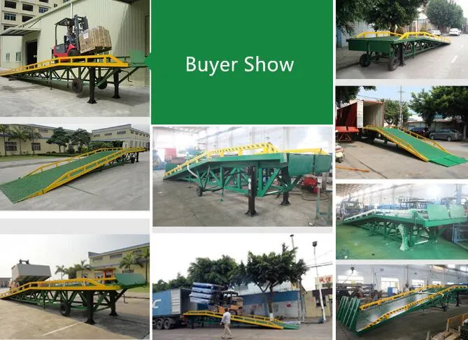 Mobile Container Loading Unloading Ramps Car Ramp/Container Truck Load Unload Dock Ramp