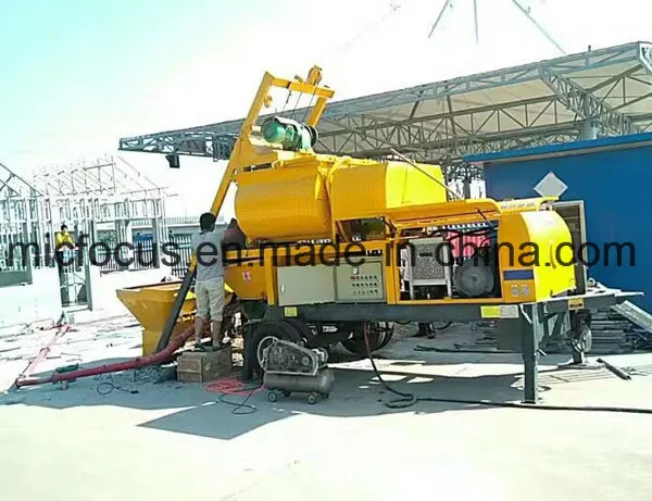 Movable Pumpcrete with Js500 Concrete Mixer