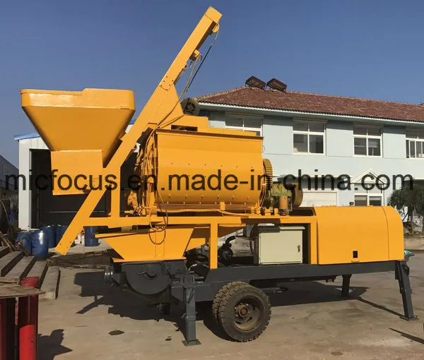 Movable Pumpcrete with Js500 Concrete Mixer