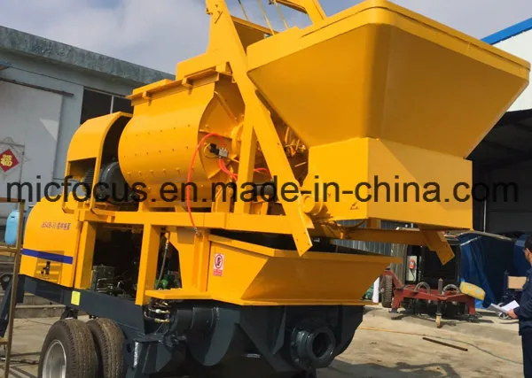 Movable Pumpcrete with Js500 Concrete Mixer