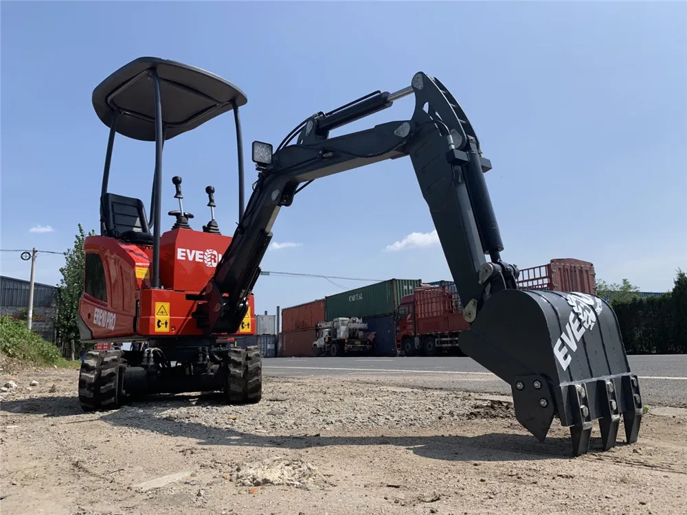 New Design Attractive appearance 1ton Mini Digger Ere10 PRO Small Crawler Excavator with Extension Track