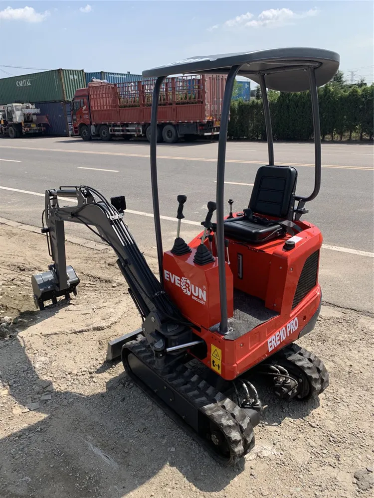 New Design Attractive appearance 1ton Mini Digger Ere10 PRO Small Crawler Excavator with Extension Track