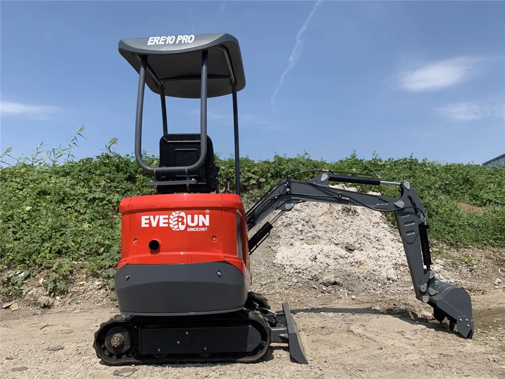 New Design Attractive appearance 1ton Mini Digger Ere10 PRO Small Crawler Excavator with Extension Track