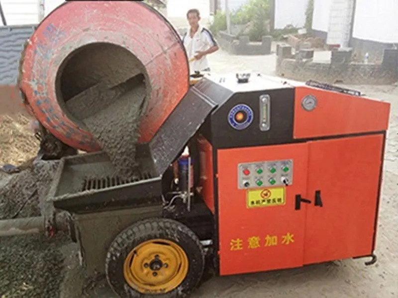 New Production Concrete Pumps Concrete Mixer with Pump in India Concrete Mixer Machine Cement