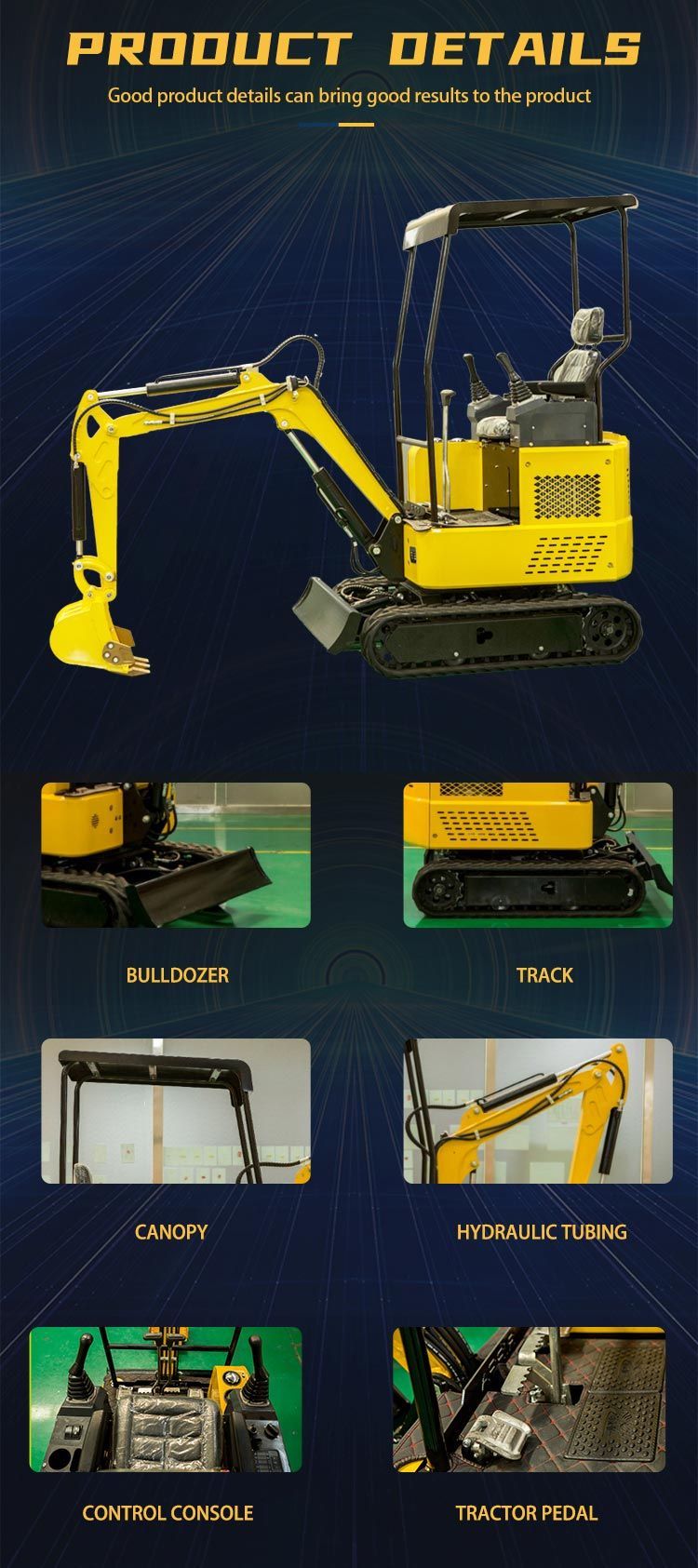 New Type Trench Digger Bagger Agricultural Hydraulic Multi Purpose Machinery Brand Escavadora with Auger