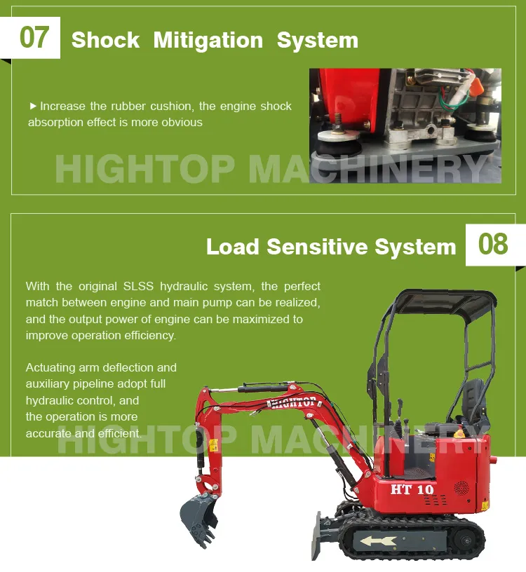Operating Weight 1000kg Cheap Price Mini Excavator for Sale