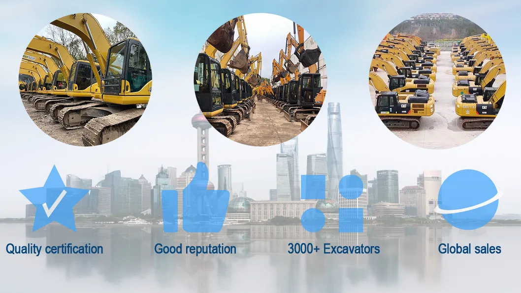 Original High Quality Komatsu/Kobelco/Caterpillar/Kubota/Hitachi/Doosan 8 Ton Second-Hand Excavator