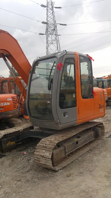 Original Japan Used Hitachi Zx70 with Good Work Condition Hitachi Mini Excavator