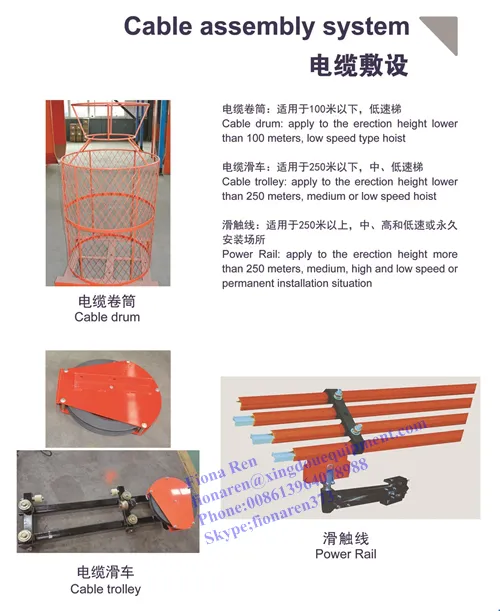 Passenger Hoist (SC200/200) for Residental Construction Site