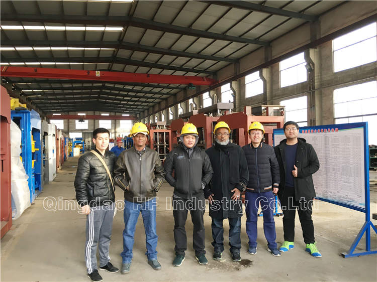 paver QT5-15 concrete cement interlocking hollow bricks machine cost