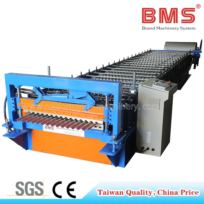 Precision Machining Metal Corrugated Roof Panel Roll Forming Machine