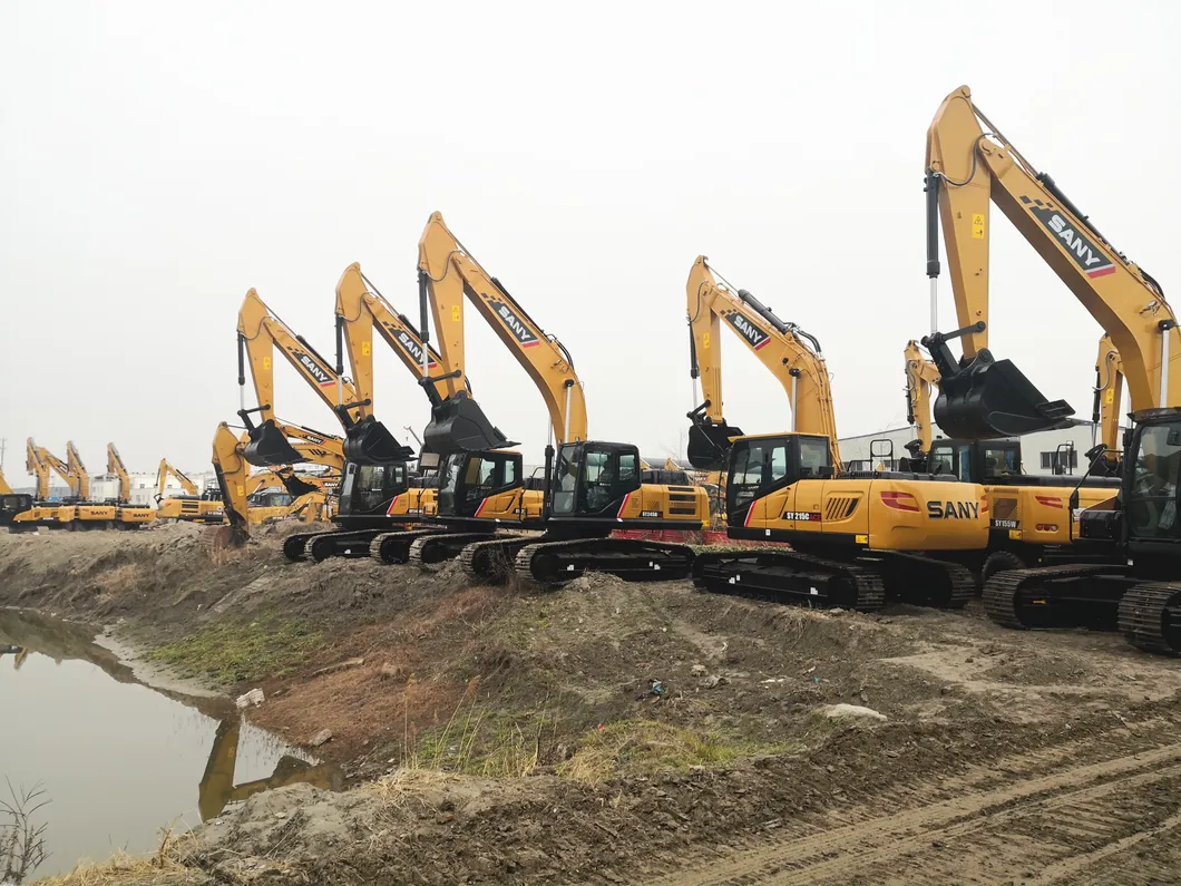 Prospective New Second Hand High Operating Efficiency 21.5ton Hydraulic Crawler Excavator Sy205 with Strong Structure
