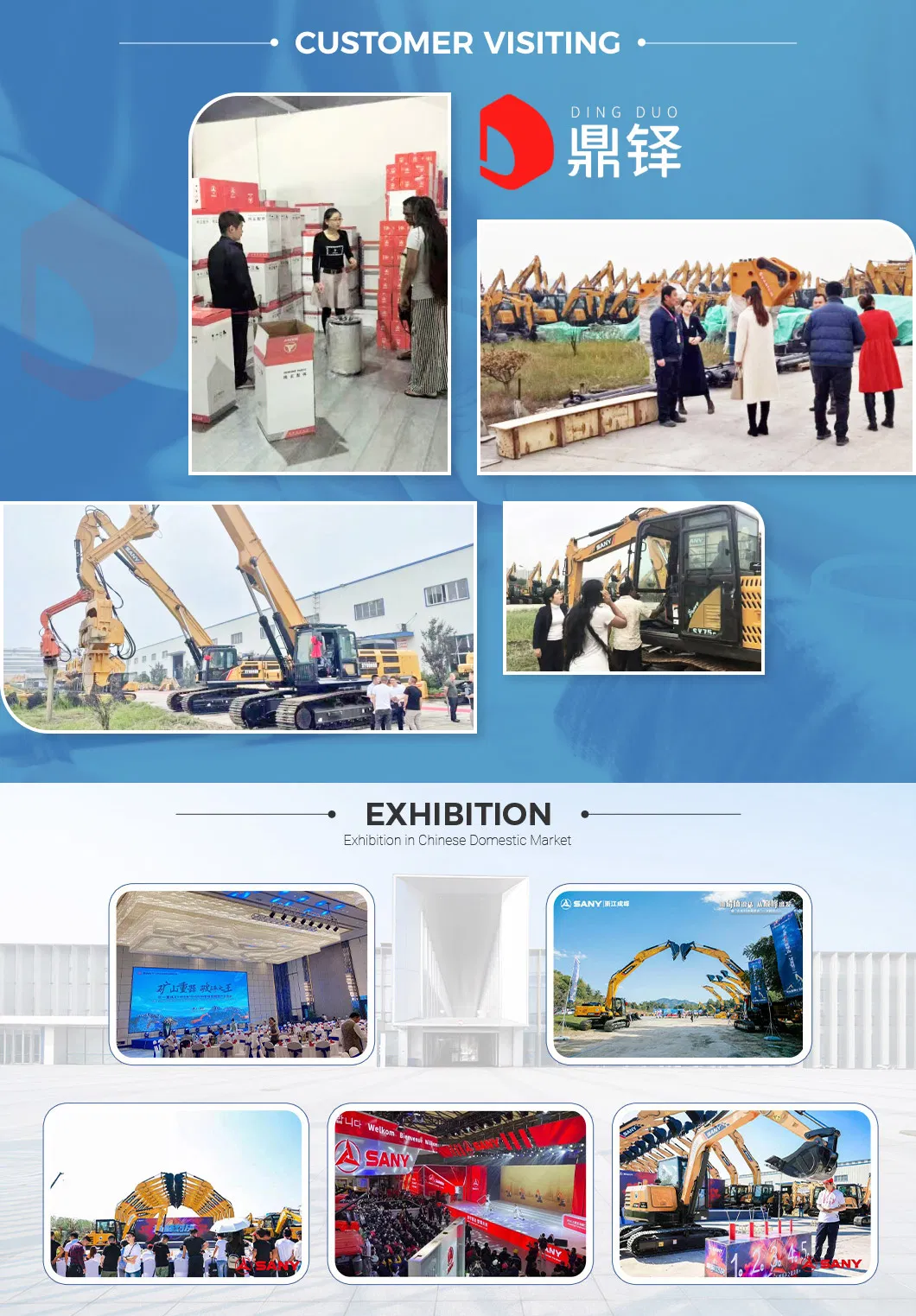 Prospective New Second Hand High Operating Efficiency 21.5ton Hydraulic Crawler Excavator Sy205 with Strong Structure