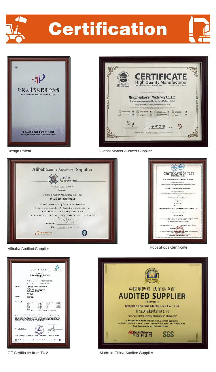 Qingdao Everun New Ere08 Crawler Mini Excavator Machine From China Factory