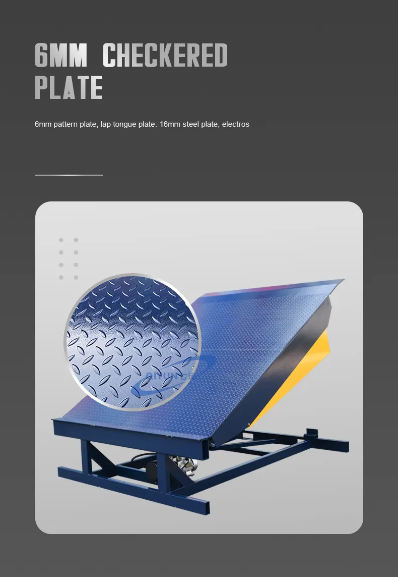 Qiyun CE ISO Stationary 6000kg 8000kg Loading and Loading Platform Logistics Use Dock Leveler with Good Quality