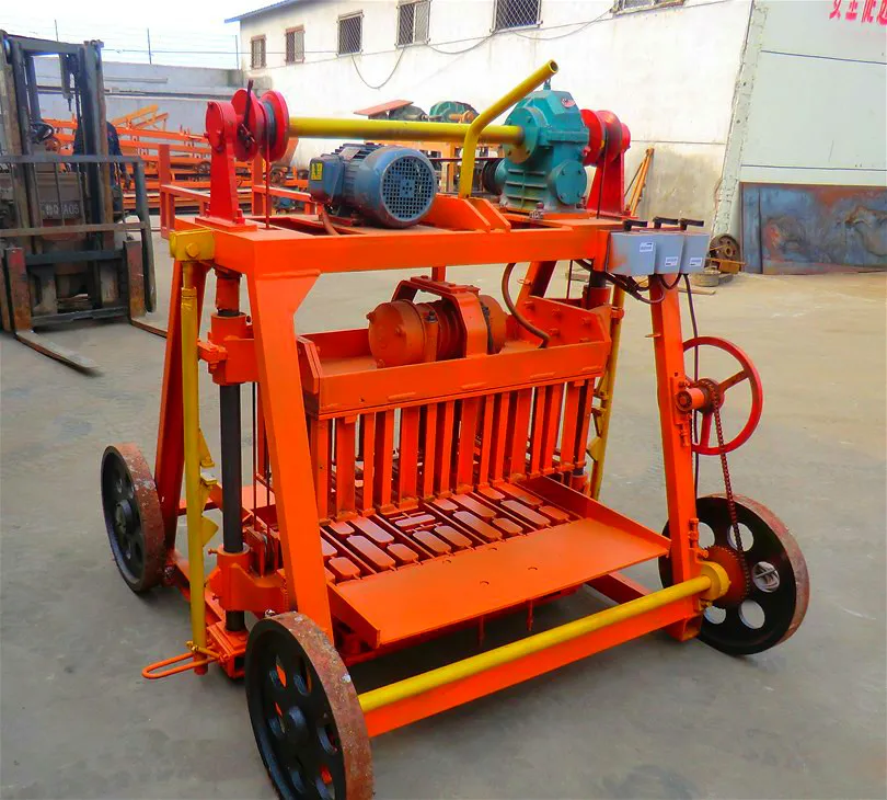 Qmj4-40 Building Construction Movable Brick Block Pressing Machine