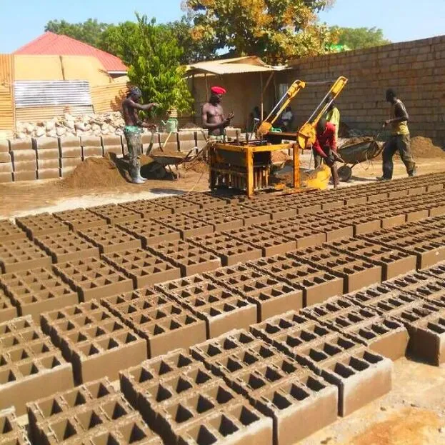 Qmj4-40 Building Construction Movable Brick Block Pressing Machine