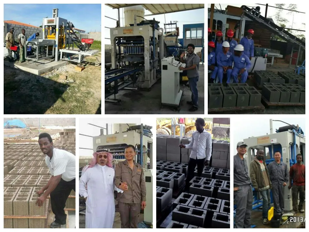 Qmj4-40 Building Construction Movable Brick Block Pressing Machine