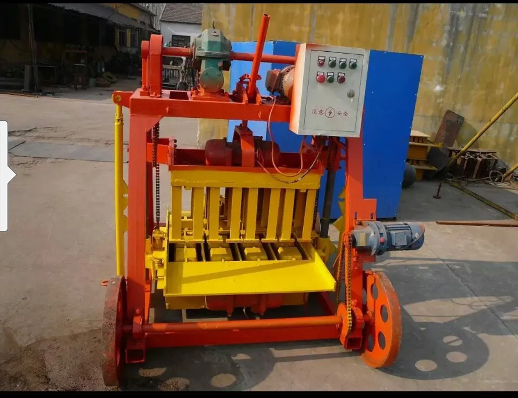 Qmj4-40 Building Construction Movable Brick Block Pressing Machine