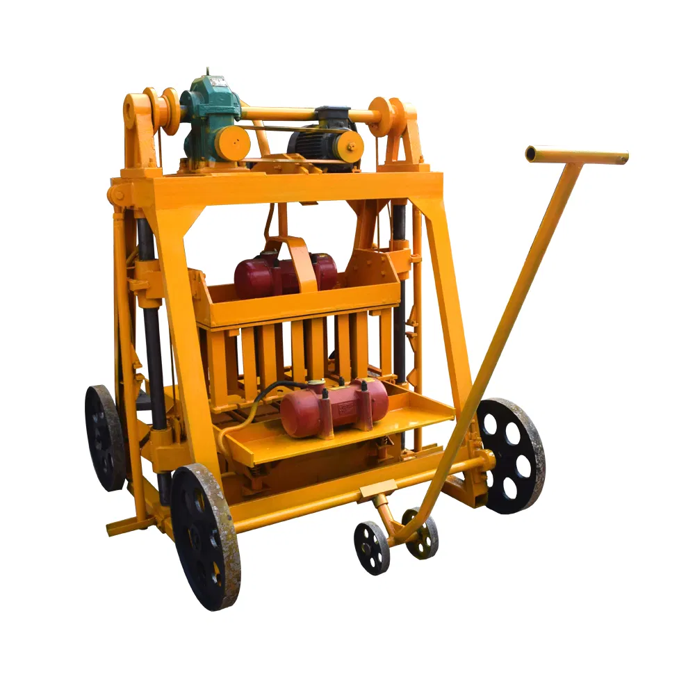Qmj4-40 Building Construction Movable Brick Block Pressing Machine